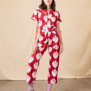 Big Bud Press Short Sleeve Strawbaby Jumpsuit